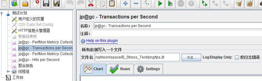 Jenkins添加TPS与服务器监控变化曲线图